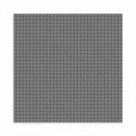 BRIXIES PLUS 225.011 Základná podložka na stavanie - tmavo šedá 25,5 x 25,5 cm