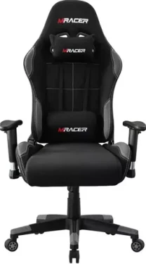 Mercury MRacer herná stolička čierno-šedá látková / 127-136cm / látka / 120 kg (1049080)
