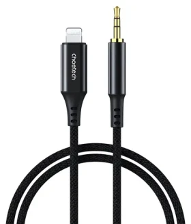 Choetech AUX009 čierna / Audio kábel / Lightning (M) - Jack 3,5 mm (M) / 2 m