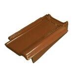 Röben PIEMONT okrajová pravá škridla glazúra gaštanovohnedá