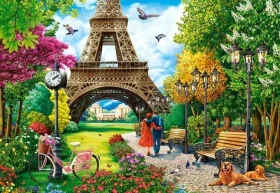 Castorland 104840 Jar v Paríži