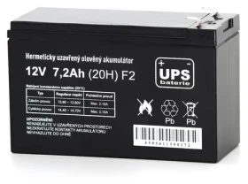FIAMM UPS batéria 12V 7,2Ah F2 / Batéria pre UPS / 12V / 7,2Ah / F2 / AGM (14551)