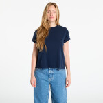 Tričko Tommy Hilfiger Gold Button Ss Tee Navy M