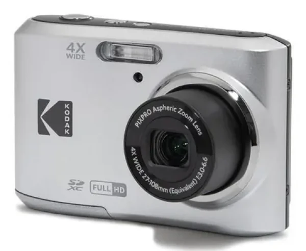 Kodak Friendly Zoom FZ45 strieborná / Kompaktný fotoaparát / 2.7" LCD / 16 MPix BSI CMOS / 4X optický zoom / SD (KF45SL)