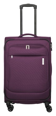 Stredný textilný kufor Travelite Priego M Berry