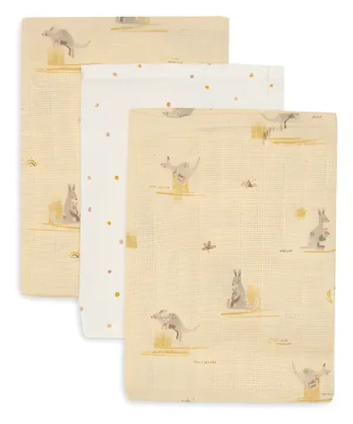 Jollein Kangaroots / Žinky / 3 ks / 100% bavlna / 20×15 cm (536-848-68160)