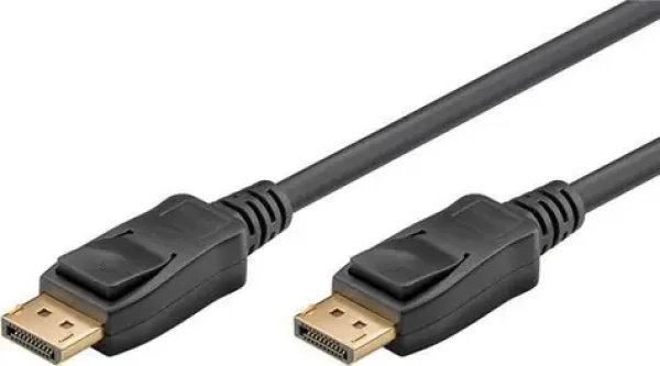 Goobay DisplayPort 2.1 čierna / Kábel / 2 m / 80 Gbit/s / 16K/60Hz / HDCP 2.2 (74761)