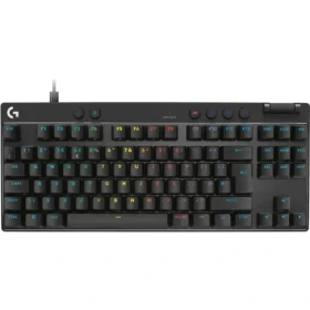 Logitech G Pro X TKL Rapid čierna / herná klávesnica / US layout / USB / RGB Lightsync (920-013233)