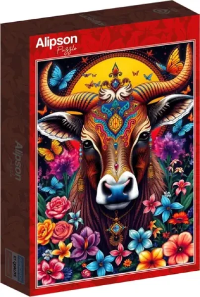 ALIPSON Puzzle Krava a tajomstvo kvetín