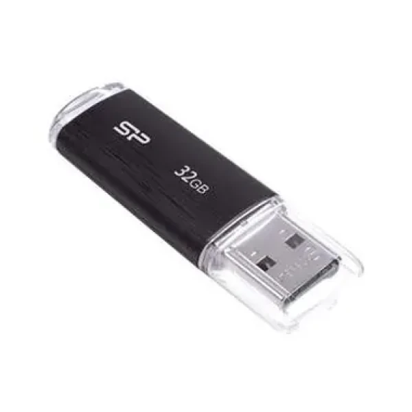 Silicon Power Ultima U02 / 32GB / Flash disk / USB 2.0 / čierny (SP032GBUF2U02V1K)
