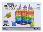 Mamido Mamido Magnetická stavebnica 290 dielov Rainbow ULTRA XXL