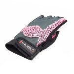 Gymnastické rukavice Pink/Gray W HMS RST03 r.S ženy NEPLATÍ