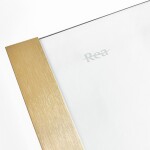 REA/S - Sprchová kabína Montana Gold Brush 100x90 KPL-K2508