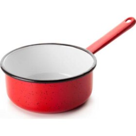 Smaltovaný hrniec PROMO16 cm - červený - Ibili - Ibili