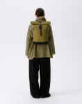 Sandqvist Icon Rolltop Backpack M Olive drab with black leather
