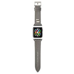 Karl Lagerfeld Karl Head PU Remienok pre Apple Watch 42 amp; 44mm strieborná (3666339033743)