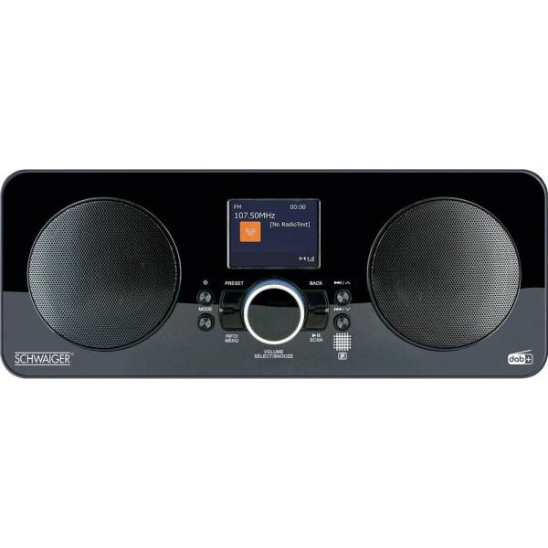 Schwaiger Schwaiger Internetradio DAB+/FM/Bluetooth schwarz