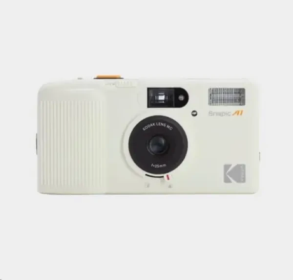 Kodak Snapic A1 biela / Fotoaparát na film / 25mm objektív / 35mm film / blesk (KOCAMRK0502)