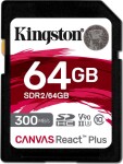 Kingston Canvas React Plus SDXC Class 10 V90 (SDR2/64GB)