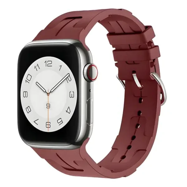 Beline Silicone Ultra bordová / Remienok pre Apple Watch / 42/44/45/49 mm / silikónový