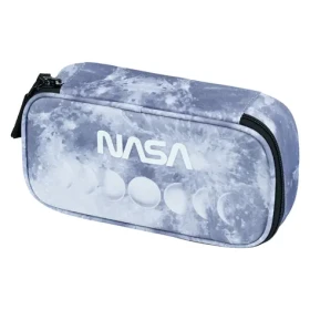 BAAGL Školský peračník etue NASA Grey / 23×12x5 cm (A-34133)