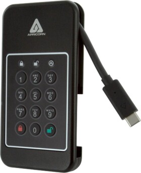 Apricorn Apricorn Aegis NVX 1 TB USB Type-C 3.2 Gen 1 (3.1 Gen 1) Čierny