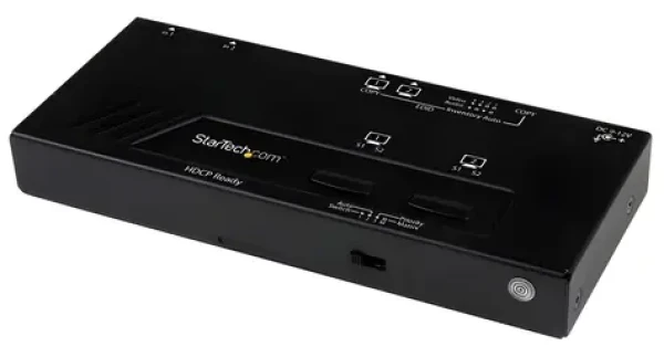 StarTech 2x2 HDMI Matrix / Prepínač / 2 vstupy, 2 výstupy / automatické prepínanie / 7.1 kanálov zvuku (VS222HDQ)