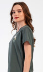 Dámske capri pyžamo Marie khaki 4XL