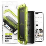 Ringke Easy Slide 2-pack čierna / Ochranné sklo / Privacy / Apple iPhone 17