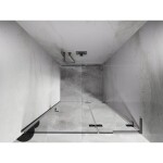 MEXEN/S - Lunar L sprchové dvere krídlové pravé 80, transparent, chróm 834L-080-000-01-00-P