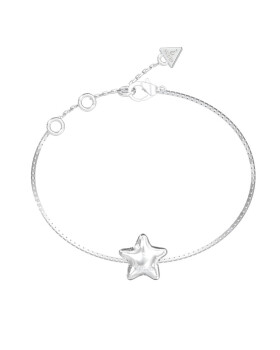 Guess Hravý oceľový náramok s hviezdičkou Iconique JUBB05546JWRH 18,4 cm