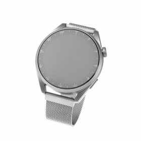 FIXED Mesh Strap Sieťovaný nerezový remienok so šírkou 22mm pre smartwatch strieborná (FIXMEST-22MM-SL)