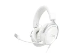 HyperX Cloud III biela / Herné slúchadlá / mikrofón / USB-C / PC, PS5, PS4, Xbox, Switch (BS7C1AA)