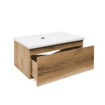 Kúpeľňová skrinka s umývadlom SAT B-WAY 59x30x45 cm dub mat BWAY60OAKU1 BWAY60OAKU1