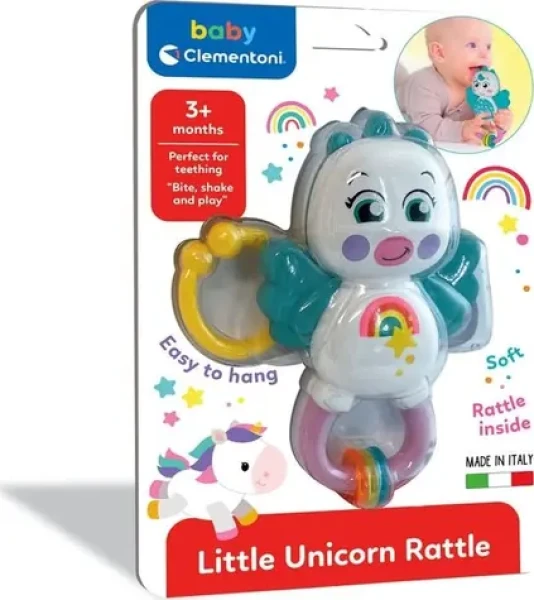 Clementoni BABY Hrkálka Malý jednorožec 2v1