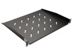 Equip 19" polica čierna / Polica pre rack / 1U / pevná / hĺbka 350 mm / nosnosť 20 kg (328001)