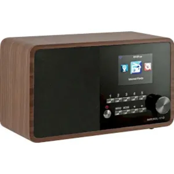 Imperial i110 hnedá / Internetové rádio / Wi-Fi / USB / budík / mobilné aplikácie (22-320-00)