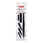 Herlitz Kaligrafické pero plniace / sada / čierna (8623001)