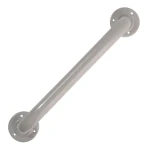 MSV SAFE šedo-hnedé / Madlo do kúpeľne / oceľ / 40 cm / nosnosť 50 kg