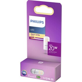 Philips LED 76791400 LED En.trieda 2021 F (A - G) GY6.35 pinová objímka 1.8 W = 20 W teplá biela (Ø x d) 1.3 cm x 3.5 cm 1 ks; 76791400
