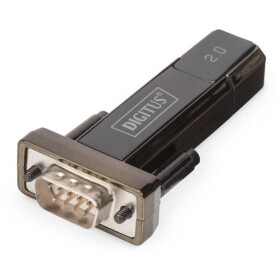 Digitus USB 2.0, sériový adaptér [1x USB 2.0 zástrčka A - 1x D-SUB zástrčka 9-pólová] DA-70167 pozlátené kontakty, s USB; DA-70167