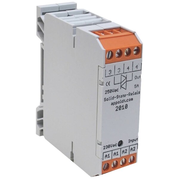 Appoldt SSR-230V/5A polovodičové relé , 230 V/AC, 5 A, 1 ks; 2010