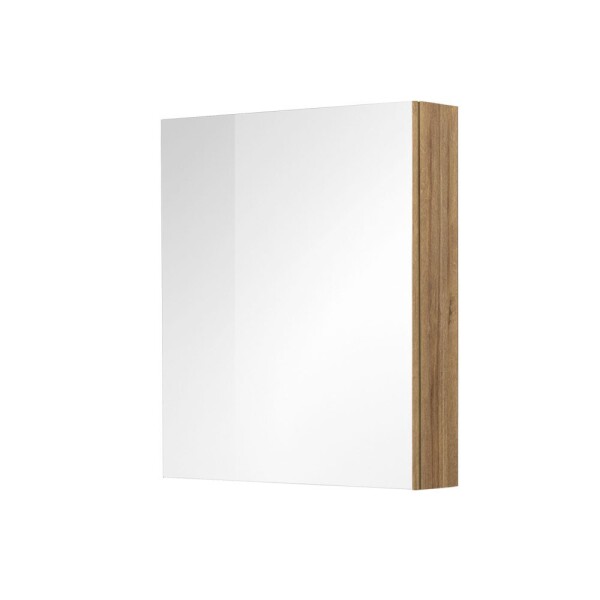 Mereo Kúpeľňová galerka 60 cm, zrkadlová skrinka, dub Riviera CN715GRN
