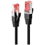 LINDY 47778 RJ45 sieťové káble, prepojovacie káble CAT 6 S/FTP 1.50 m čierna 1 ks; 47778