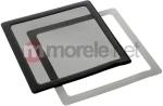 DEMCiflex 120mm čierna/biela / Prachový filter / Magnetický / Štvorcový (DF0381)