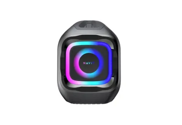 Havit SK910BT čierna / Party Bluetooth reproduktor / 100 W / Bluetooth 5.3 / IPX6 / 8 h (SK910BT (czarny))
