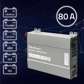 Nabíjačka akumulátorov LiFePO4/AGM/GEL/SLA / 12V / 80A (51918)