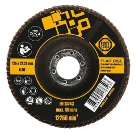 Forte Tools Lamelový brúsny kotúč 125 mm (369628) / Brúsny kotúč / Priemer 125 x 22,23 mm (369628)