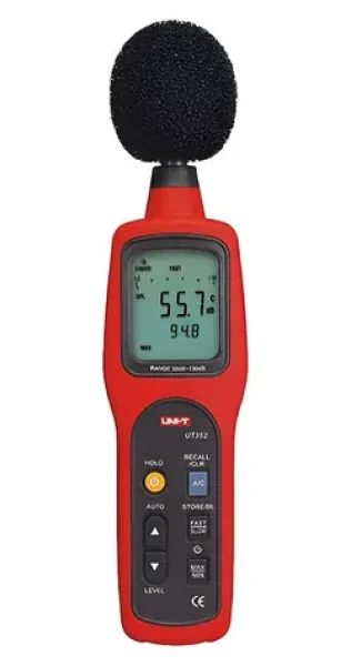 UNI-T UT35 / Merač hluku / 30-130 dB / váženie A, C / pamäť 63 záznamov (UT352)