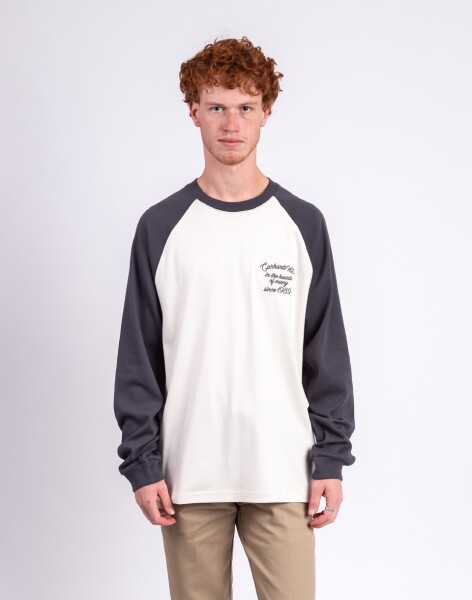 Carhartt WIP L/S Alston T-Shirt Wax/Graphite XL